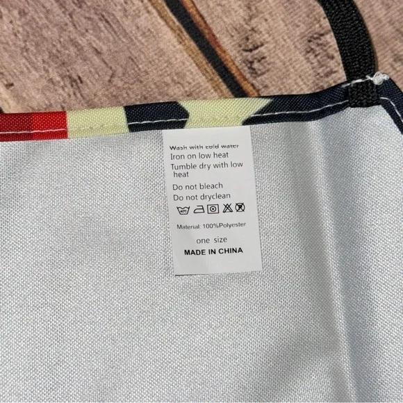 Sunflower Flag Rustic Kitchen Apron w/ front pocket- NWOT - Picture 2 of 3